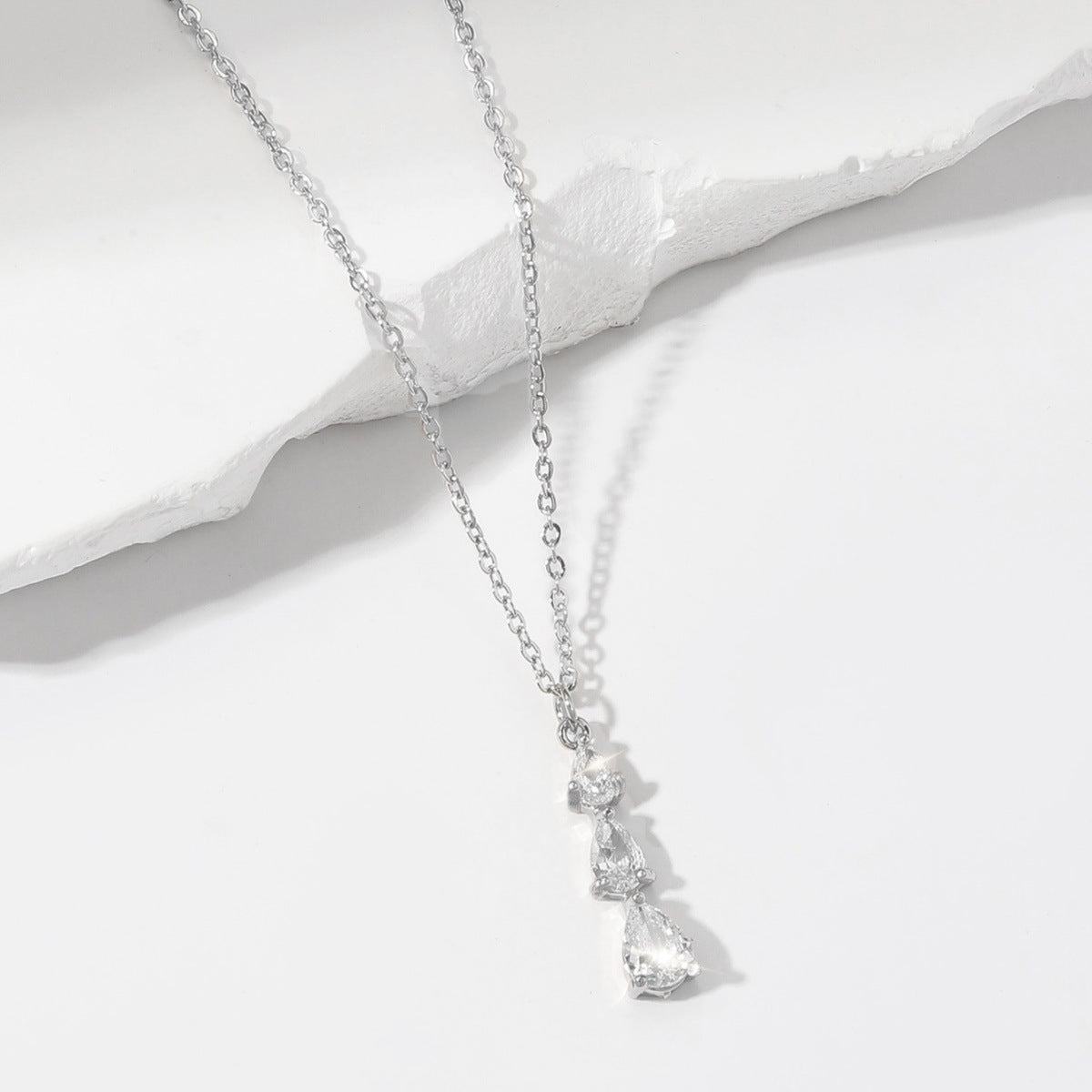 Cascading Teardrops Pendant